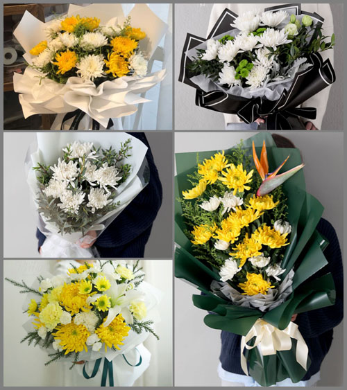 广东江门市开平市蚬冈镇圩镇社区白事花束代送